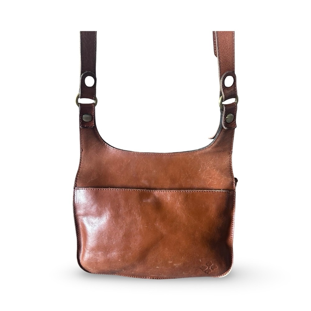 Patricia Nash Vintage London Cowhide leather saddle bag - Picture 13 of 16